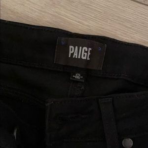 Paige black jeans (stretchy)